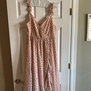 Madewell ruffle hem dress